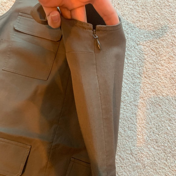 Theory olive green dress - size 00 - Picture 3 of 5